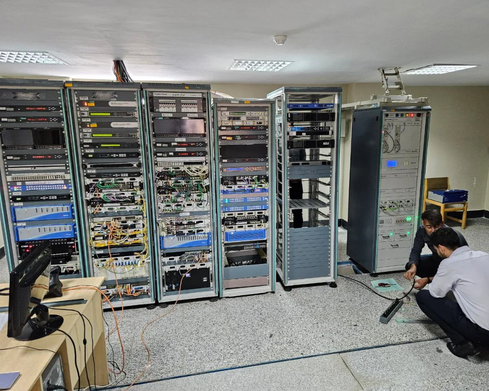 Installation of Omid Multi-Channel Encoder at Dena TV Station